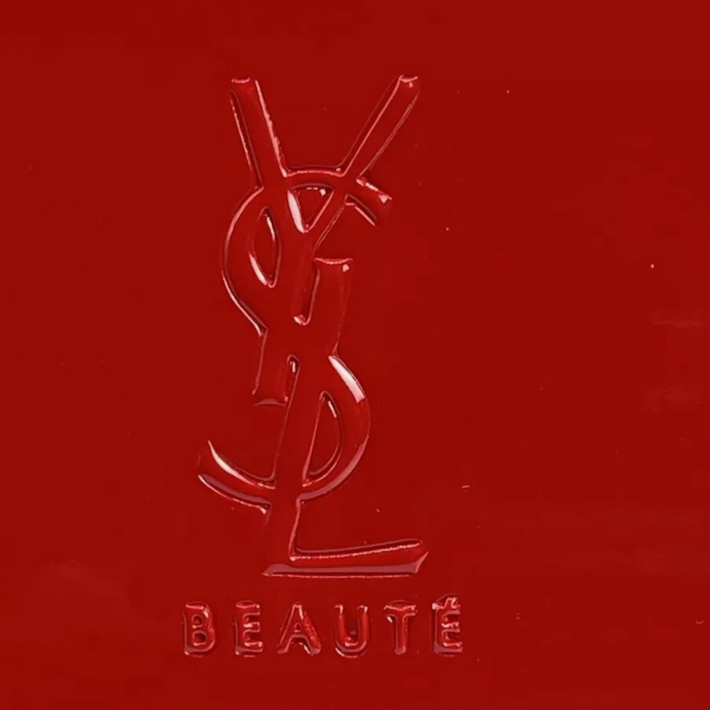 Yves Saint Laurent (YSL) Red Patent Cosmetic Bag GWP NWT - Picture 3 of 15